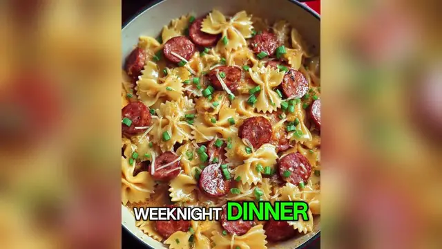 Video thumbnail for One Pot Kielbasa Pasta
