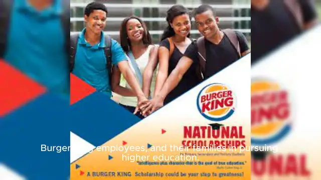 Video thumbnail for Burger King Scholars Program