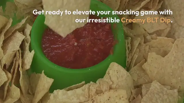 Video thumbnail for Creamy BLT Dip