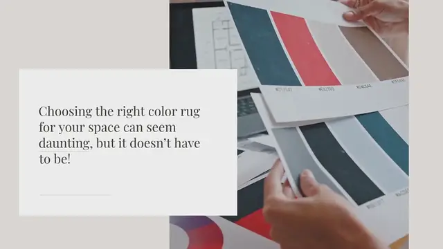 Video thumbnail for How do I know what color rug to get?
