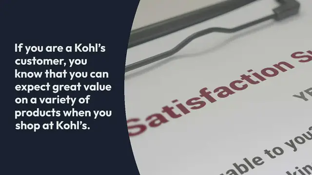 Video thumbnail for Kohl’s Survey at www.kohlslistens.com