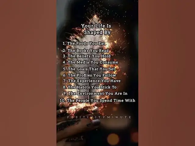 Video thumbnail for Your Life Is Shaped By👇💯💥 Subscribe My chanel #motivation #positivity #positivevibes