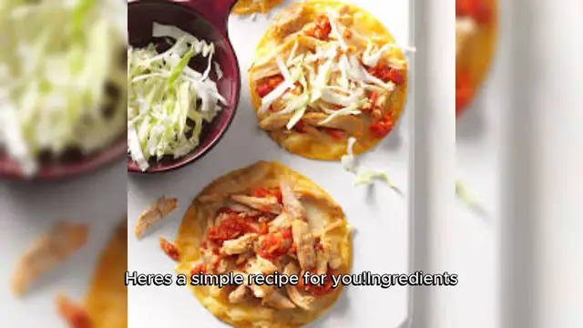 Video thumbnail for Baked Chicken Chalupas Recipe