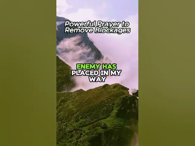 Video thumbnail for Clear the Path - A Powerful Prayer to Remove Blockages  #powerfulprayer