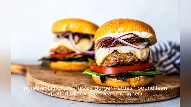 Video thumbnail for turkey burgers recipe