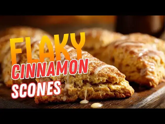 Video thumbnail for Cinnamon Scones Recipe | Flaky, Buttery & Perfectly Spiced