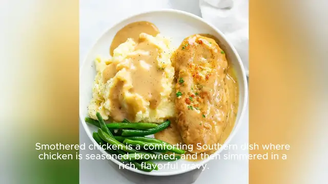 Video thumbnail for smothered chicken recipe