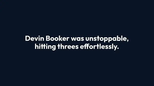 Video thumbnail for Suns vs. Wizards - A Thrilling Matchup