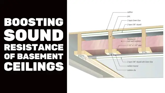 'Video thumbnail for BASEMENT FINISHING COURSE VIDEO: Boosting Sound Resistance of Basement Ceilings'