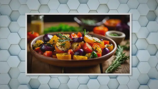Video thumbnail for Roasted Vegetables with Herbed Quinoa Recipe