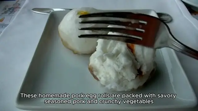 Video thumbnail for pork egg roll recipe