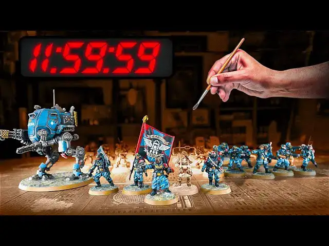 'Video thumbnail for Can You Build & Paint a Warhammer army in 12 hours?!'
