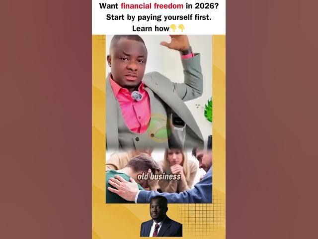 Video thumbnail for Want financial freedom in 2026? Start by paying yourself first. Learn how👇👇