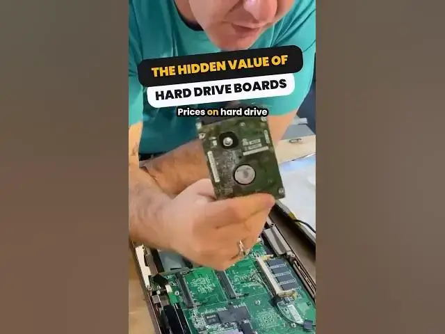 Video thumbnail for The hidden value of hard drive boards #eWaste