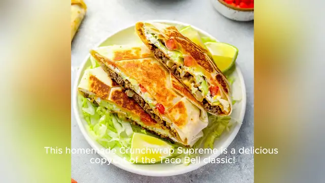 Video thumbnail for crunchwrap supreme recipe