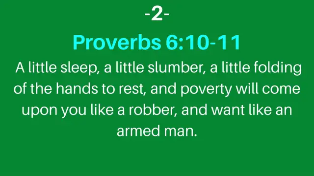 Video thumbnail for 10 Scriptures Against Laziness