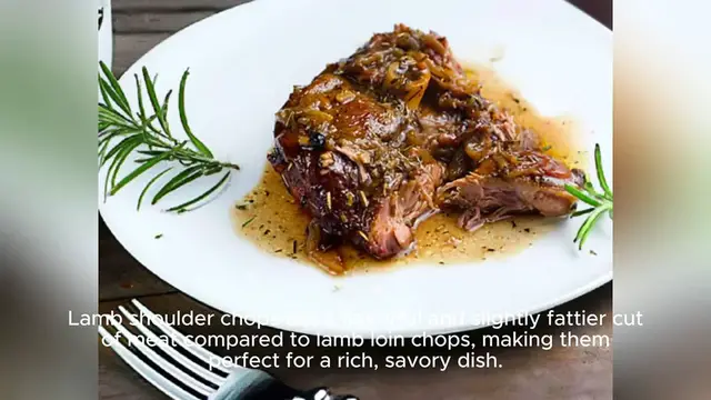 Video thumbnail for lamb shoulder chop recipe