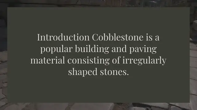 Video thumbnail for Does cobblestone come in different colors?