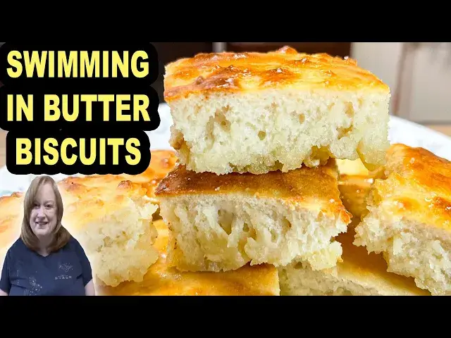 Video thumbnail for Swimming In BUTTER BISCUITS | Easy 6 Ingredient BISCUIT RECIPE