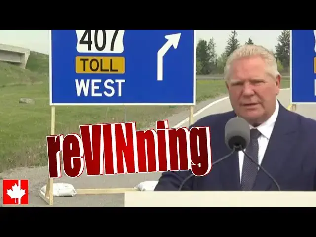 'Video thumbnail for These people need to go to jail: Ford government reacts to the problem of reVINning in Ontario'