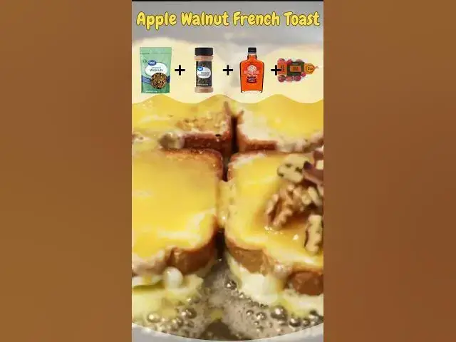 Video thumbnail for Cozy Apple Walnut French Toast Bake | Easy Make-Ahead Breakfast Recipe