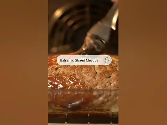 Video thumbnail for Balsamic Glazed Meatloaf Recipe | Juicy, Flavor-Packed Family Dinner Favorite #comfortfood