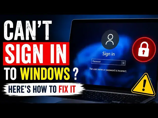 Video thumbnail for Can't Sign In to Windows 11? Here's How to Fix It