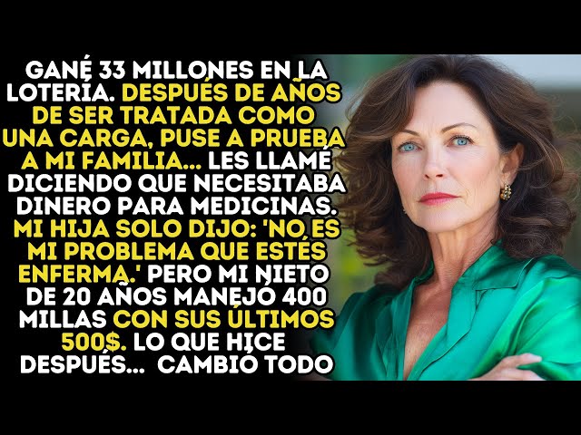 Video thumbnail for Gané 333 Millones En La Lotería Y No Le Conté A Nadie — Solo Mi Nieto Me Ayudó Cuando Fingí Estar...