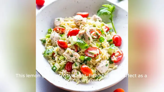 Video thumbnail for orzo recipe