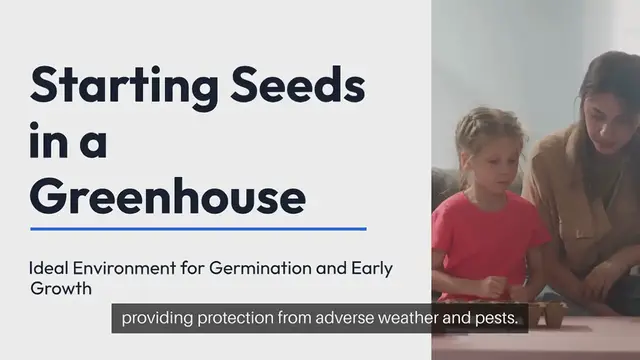 Video thumbnail for Starting Seeds in a Greenhouse