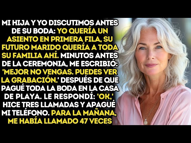 Video thumbnail for Mi Hija Me Escribió: "No Vengas A Mi Boda. Luego Mira La Grabación, ¿De Acuerdo?" Yo Supe Qué Hacer.