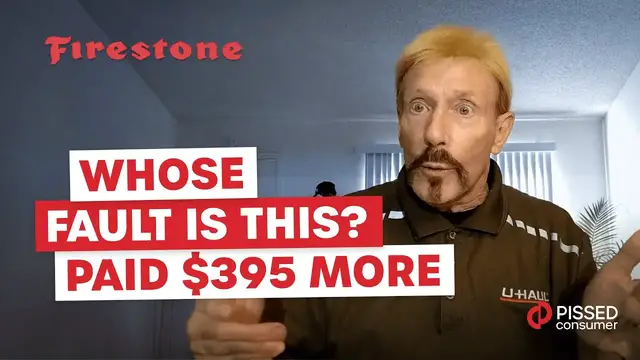 'Video thumbnail for Firestone Tires Reviews - Had to Pay for 2 Additional Tires | PissedConsumer'