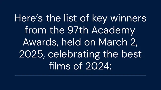 'Video thumbnail for 2025_Oscar_Winners_Revealed'
