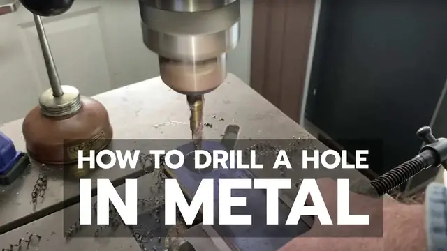 Video thumbnail for How to Drill a Hole in Metal (1/4" Steel)