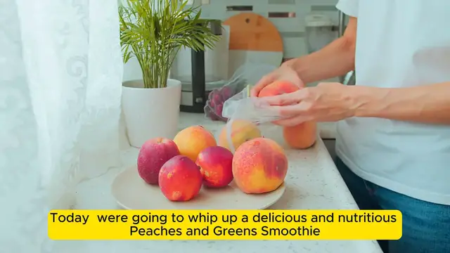Video thumbnail for _Peaches and Greens Smoothie_ A Refreshing and Nut