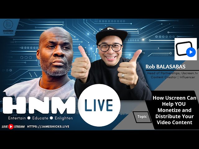 Video thumbnail for 1:1 w/ Rob Balasabas - Using Uscreen To Monetize and Distribute Your Video Content