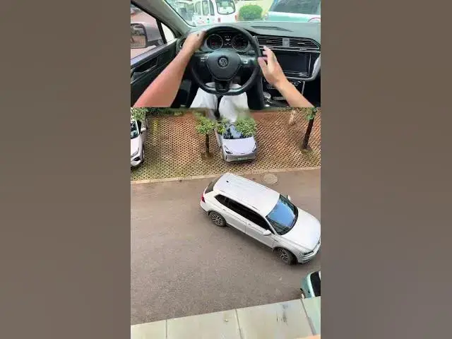 Video thumbnail for Driving skills#shorts #Reverse parking #Parallel parking