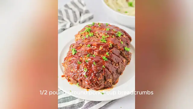 Video thumbnail for easy meatloaf recipe