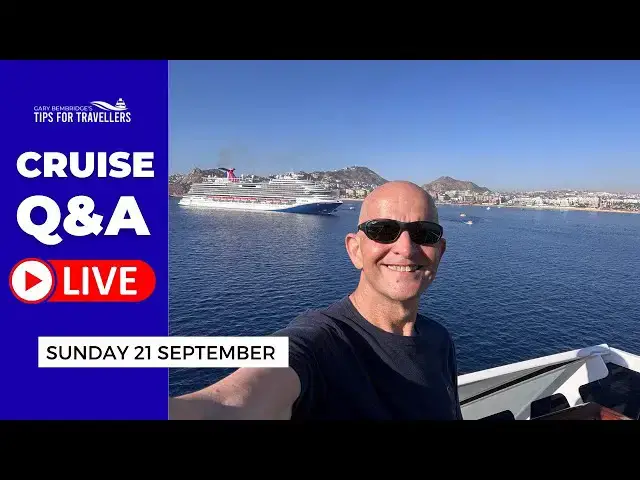 'Video thumbnail for Live Cruise Q&A: Sunday 21 September 2025: 9am PT/ Noon ET / 5pm UK'