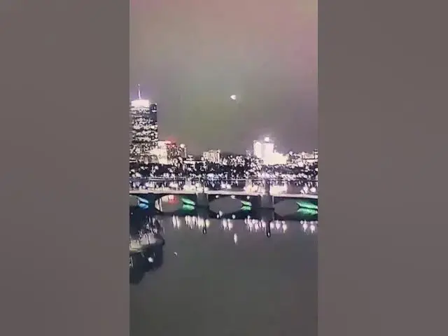 'Video thumbnail for UFO captured by the Boston Museum of Science webcam?'