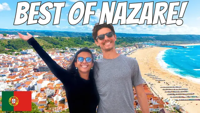Video thumbnail for NAZARE PORTUGAL 🇵🇹 MORE THAN JUST BIG WAVES (coolest place we visited in Portugal!)
