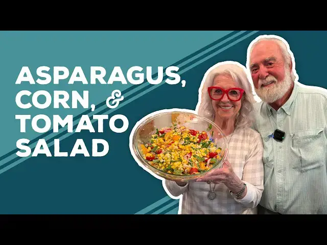 Video thumbnail for Love & Best Dishes: Asparagus, Corn, and Tomato Salad Recipe | Summer Side Dish Ideas