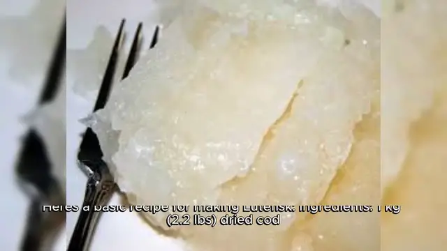 Video thumbnail for Lutefisk Recipe