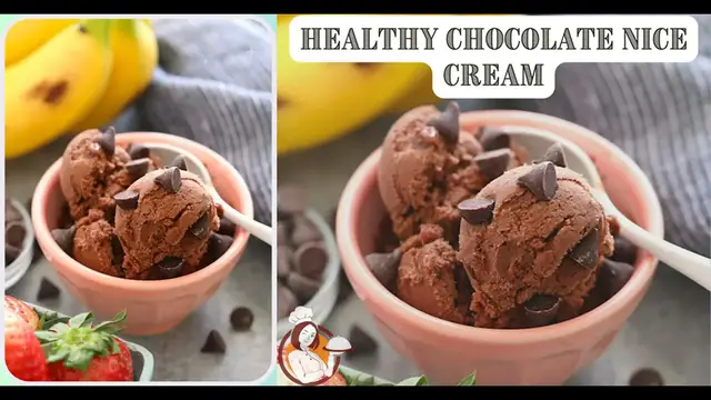 Video thumbnail for Healthy Chocolate Nice Cream