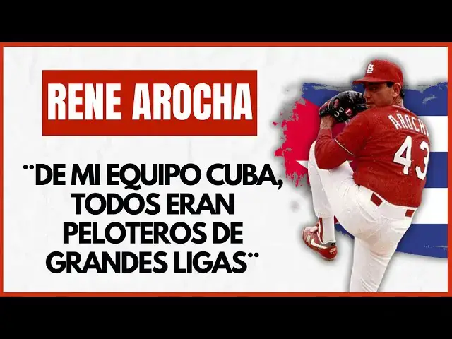 Video thumbnail for RENÉ AROCHA: ¨En el EQUIPO CUBA que yo estuve todos hubieran jugado GRANDES LIGAS¨