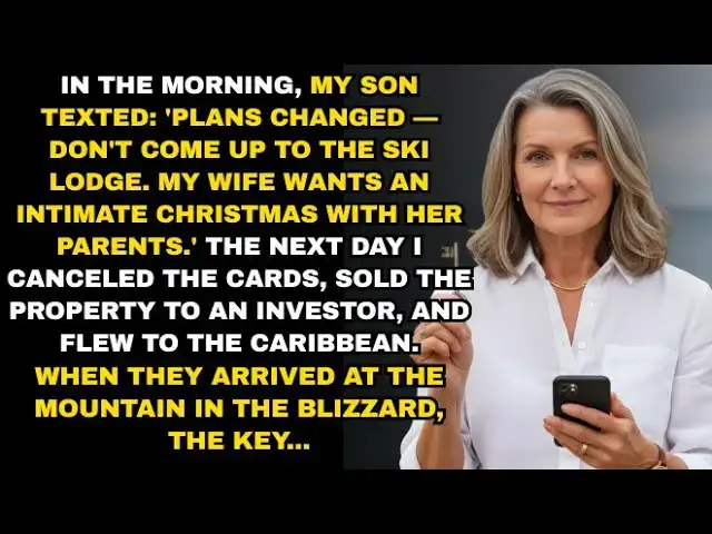 Video thumbnail for My Son Texted: “Don’t Come To The Cabin—My Wife Wants Just Family.” When They Arrived...