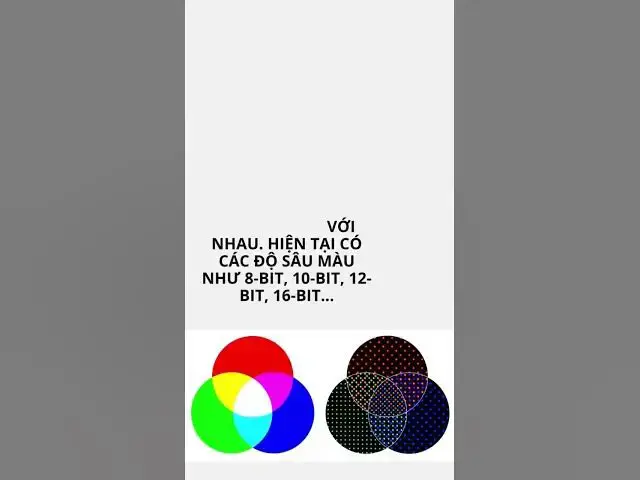 Video thumbnail for Độ sâu màu, màu 10bit, 8bit, 12bit,... là gì? #shorts