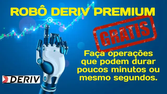 Video thumbnail for ROBÔ DERIV PREMIUM GRÁTIS | A PLATAFORMA COMPLETA PARA LUCRAR DIARIAMENTE NO MERCADO FINANCEIRO 2022