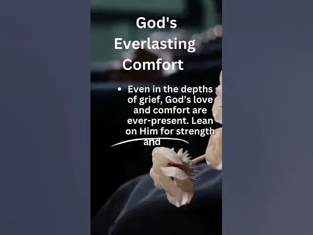 Video thumbnail for Faith Reels Inspiring Comfort during Loss #digitalmissionary #faithintech  #christianblogger