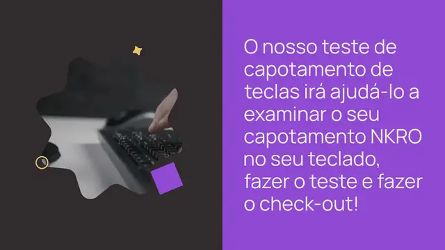 Video thumbnail for Teste de Capotamento de Teclado | Verificação NKRO do Teclado